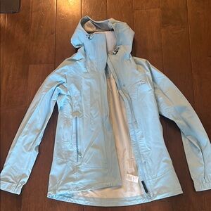 LL Bean Light Blue Hooded Jacket
